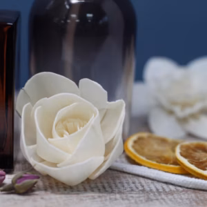 Natural Diffuser Flowers - Large Rose on String