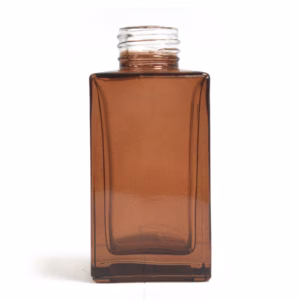 Fyrkantig Lång Flaska För Doftpinnar - Bärnsten - 100ml