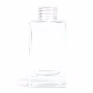 Fyrkantig Lång Flaska För Doftpinnar - Klar - 100ml