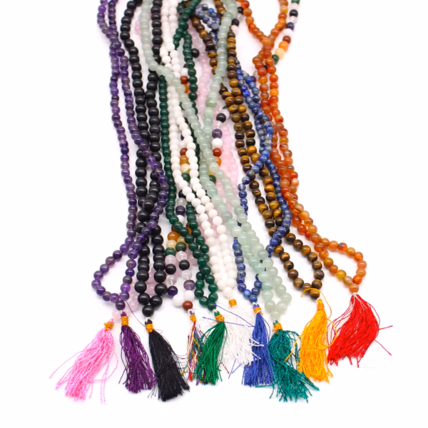 Mala med 108 Perler - Ametyst - Bilde 5