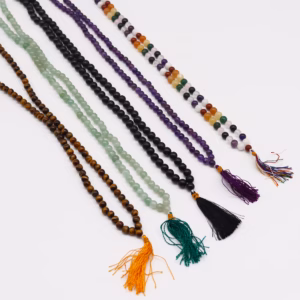108 Bead Mala - Black Agate