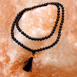108 Bead Mala - Black Agate
