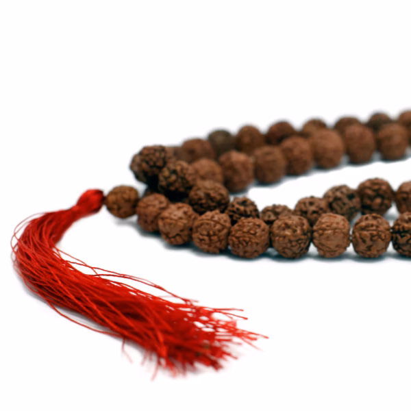 108 Rudraksha Mala - Brun - Bilde 2