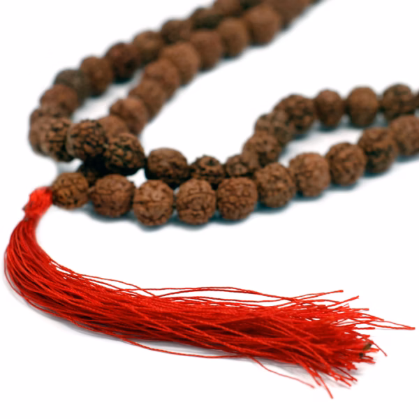108 Rudraksha Mala - Brun - Bilde 3