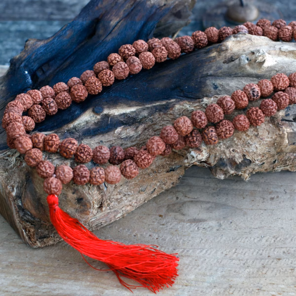 108 Rudraksha Mala - Brun - Bilde 4