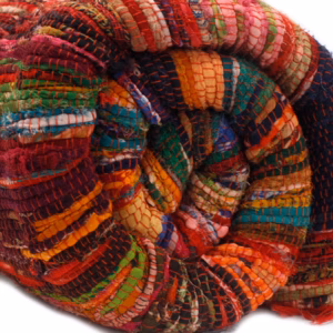 150 x 90cm Luxury Rag Rug - Red