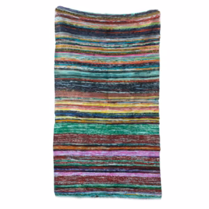 151 x 90cm Luxury Rag Rug - Green