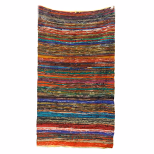 154 x 90cm Luxury Rag Rug - Yellow