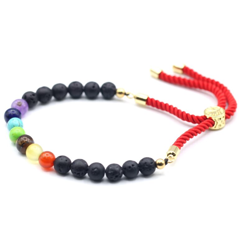 18K-Gold-Plated-Gemstone-Royal-String-Bracelet-Lava-Stone-Chakra