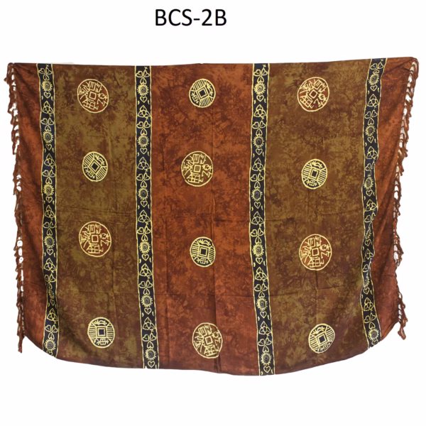 1x Bali Celtic Sarongs - Lucky Coins (4 Assorterte Farger) - Bilde 4