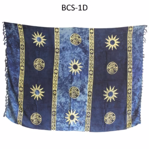 1xBali Celtic Sarongs - Sun Symbols (4 Assorted Colours)
