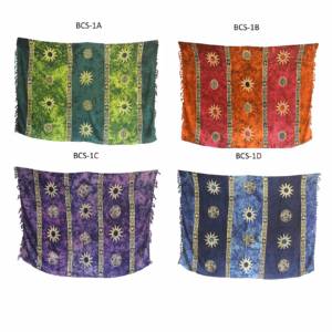 1x Bali Keltiske Saronger - Solsymboler (4 Assorterte Farger)