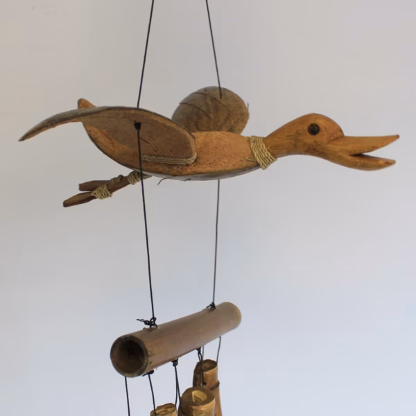 1x Coconut Duck Windchimes - Bilde 2
