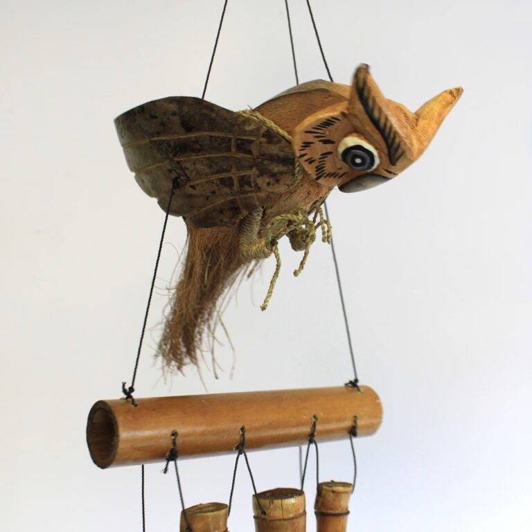 1x-Coconut-Owl-Windchimes