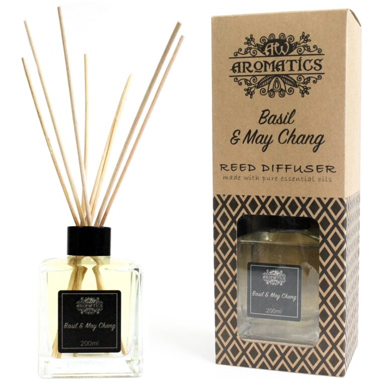200ml-Basil-Maychang-Essential-Oil-Reed-Diffuser