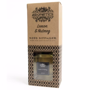 Lemon & Nutmeg Essential Oil Reed Diffuser - 200ml