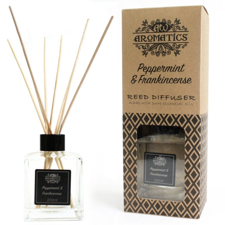 200ml-Peppermint-Frankincense-Essential-Oil-Reed-Diffuser