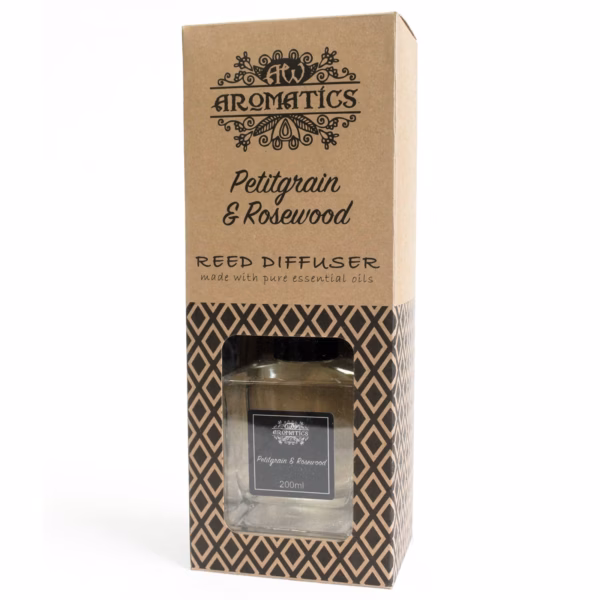 Petitgrain Og Rosentre Eterisk Olje Duftpinner 200ml - Bilde 3