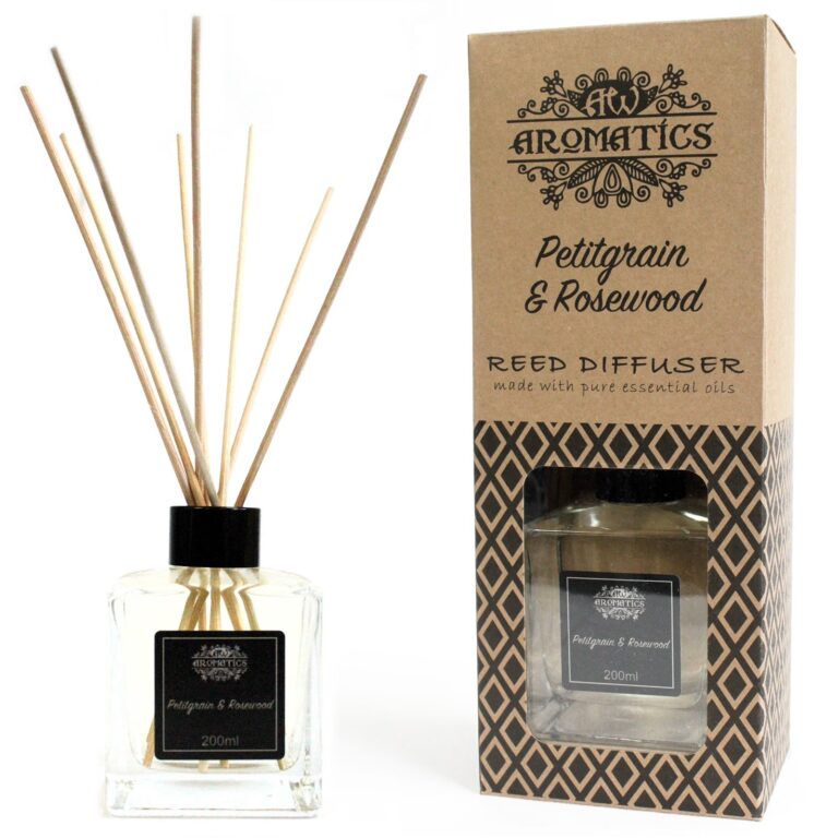 200ml-Petitgrain-Rosewood-Essential-Oil-Reed-Diffuser