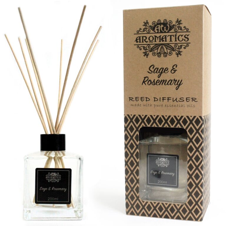 200ml-Sage-Rosemary-Essential-Oil-Reed-Diffuser