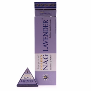 42G Jumbo Golden Nag - Lavendel Røkelseskjegler med Backflow