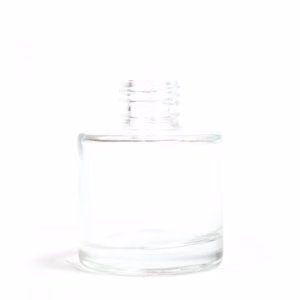 Rund Flaska För Doftpinnar - Klar - 50ml