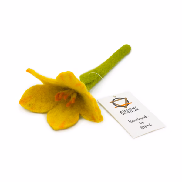 6x Filtblomster - Lilje (Assorterte Farger) - Bilde 2