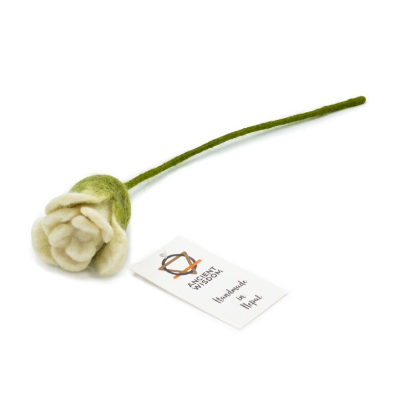 6x-Felt-Flowers-White-Roses