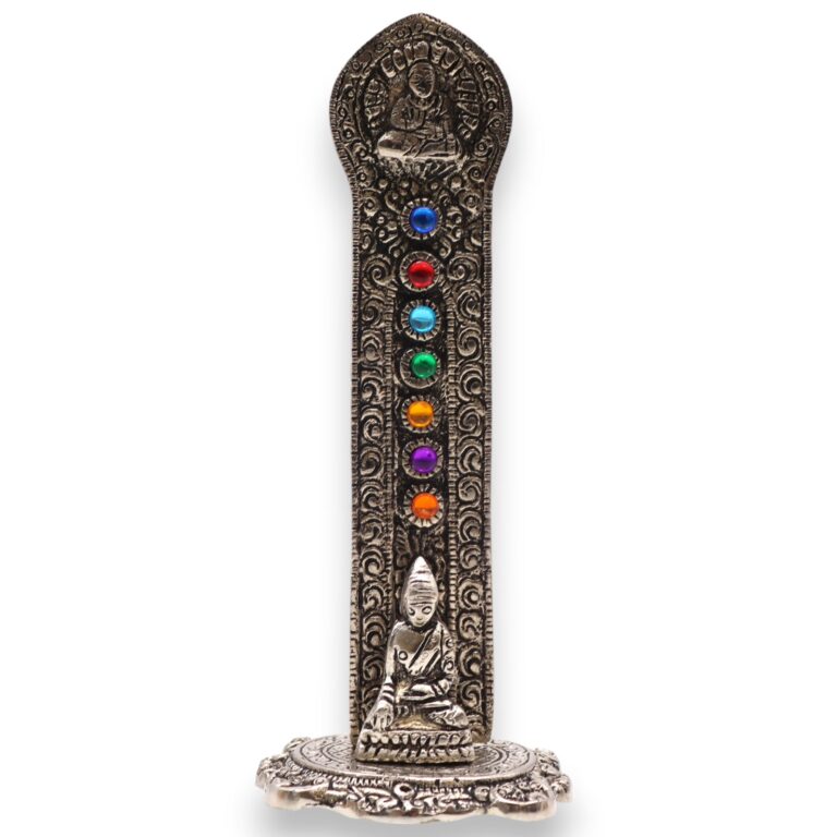 7-Chakra-Tower-Buddha-Incense-Holder-16x6x7cm