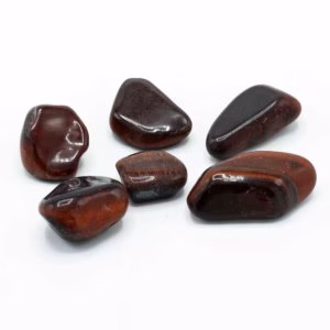 African Gemstone Tigers Eye - Red - Size 8 - 30mm (KG) 6Pcs