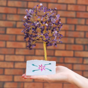 Ametyst Gemstone Tree - 320 Steiner