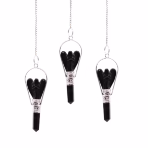 Pendules Ange - Agate Noire