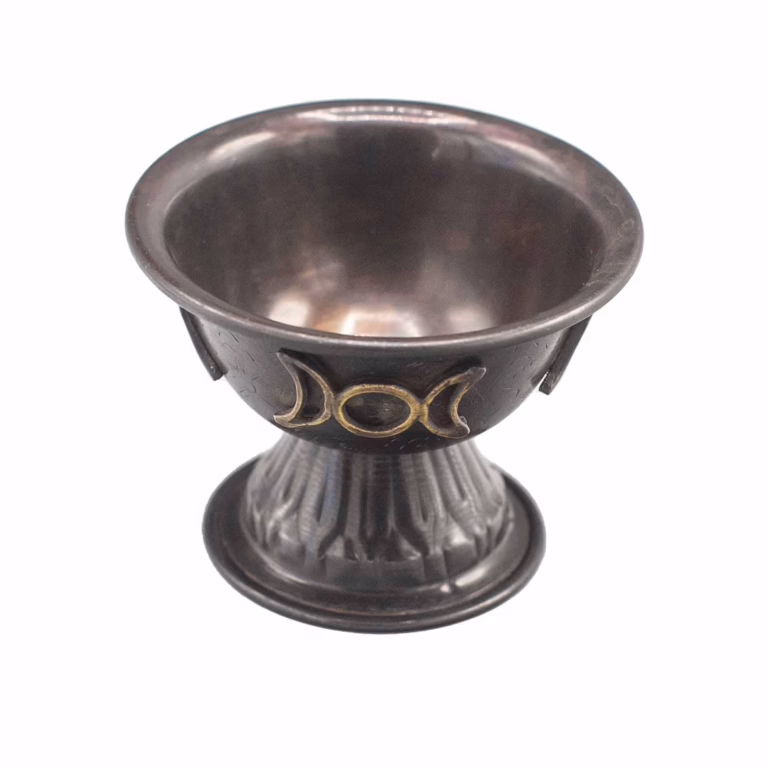 Antique-Copper-Ritual-Chalice-Triple-Moon-10x8cm