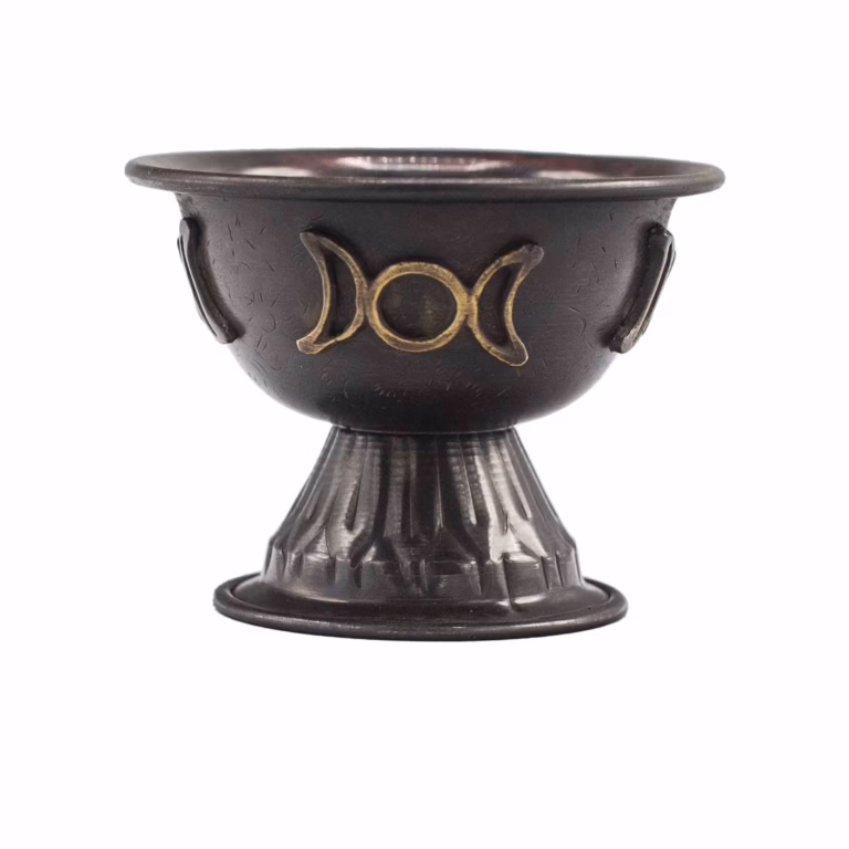 Antique-Copper-Ritual-Chalice-Triple-Moon-10x8cm