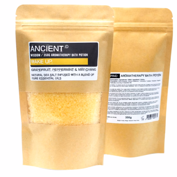 Vakna - Aromaterapi Badsalt 350g - Aromatherapy Bath Potion in Kraft Bag 350g