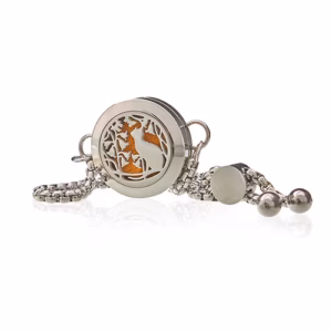 Bracelet Chaîne Diffuseur Aromathérapie - Chat 20mm