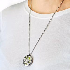 Aromatherapy Jewellery Necklace - Flower of Life - 30mm