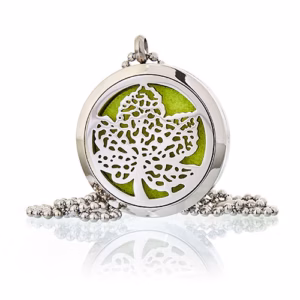 Aroma Diffusor Halskette - Blatt 30mm
