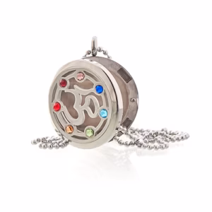 Collar de Joyería de Aromaterapia - OM Chakra - 30mm