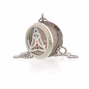 Collier Diffuseur Aromathérapie - Yoga Chakra 30mm