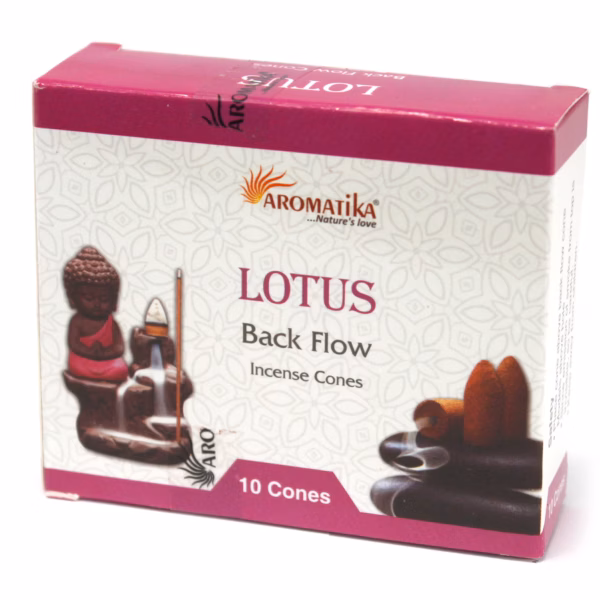 Aromatica Backflow Røkelseskjegler - Lotus