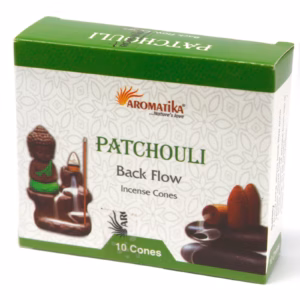 Aromatica Backflow Røkelseskjegler - Patchouli