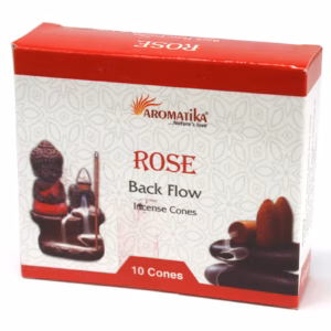 Aromatica Backflow Røkelseskjegler - Rose