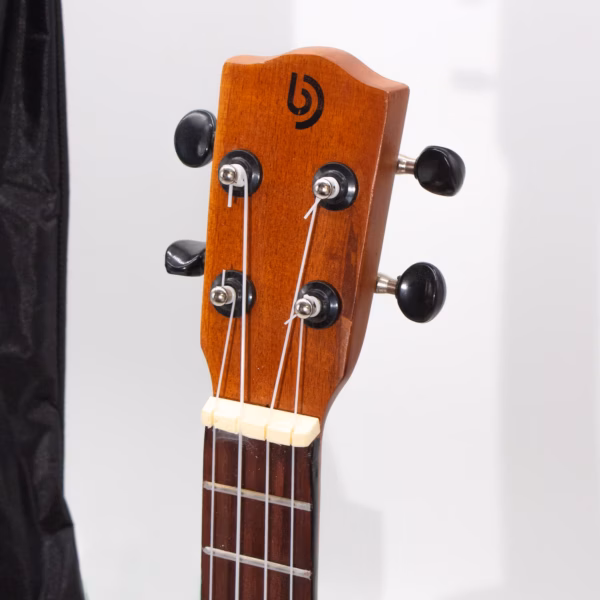 Håndlaget Ukulele - Blue Sunburst-Finish (4 Strenger) - Bilde 4