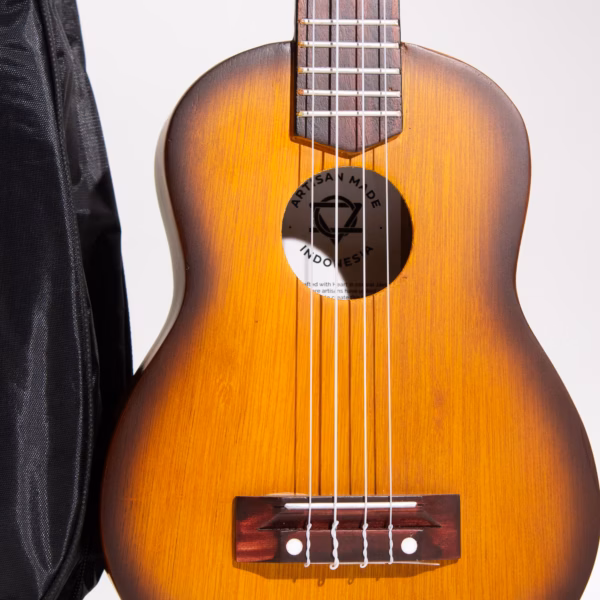 Artisan made Ukulele - Natural Sunburst Finish (4 Strenge) - Image 5