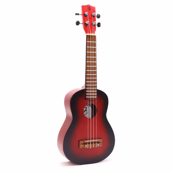Artisan made Ukulele - Natural Sunburst Finish (4 Strenge)