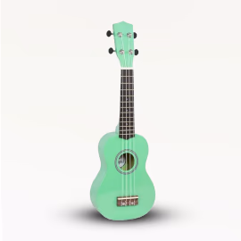 Håndverkslaget Ukulele - Turqoiuce-Finish (4 Strenger)