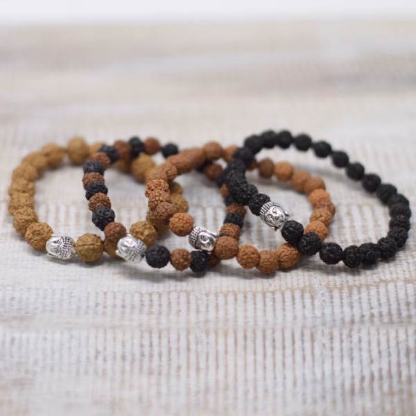 Assorted Rudraksha Buddah Bangles - Image 3