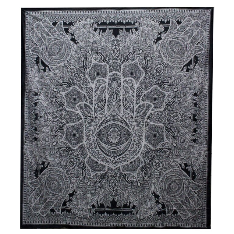BW-Double-Cotton-Bedspread-Wall-Hanging-Hamsa