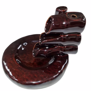 Back Flow Incense Burner - Bamboo & Pool